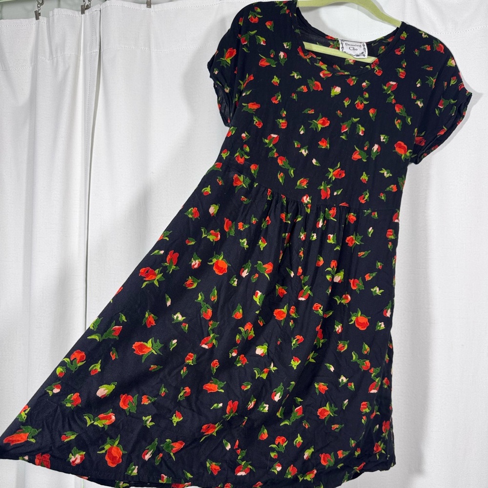 Dressing Clio Vintage Floral Print Mini Dress - Picture 3 of 7